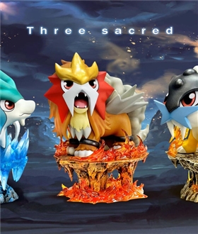 Fatty Suicune & Fatty Rikou & Fatty Entei - Pokemon