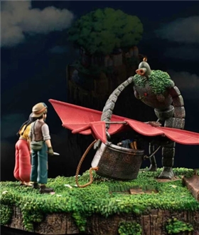 First encounter in the cloud - Castle in the Sky