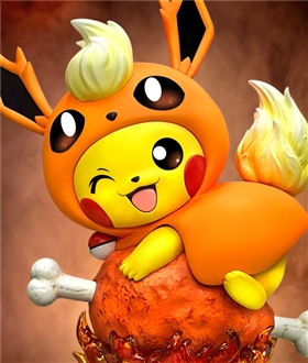 Pikachu cos Flareon - Pokemon