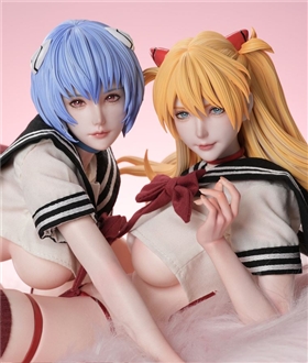 Asuka x Rei Neon - Genesis Evangelion