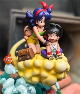 Launch riding a somersault cloud - Dragon Ball