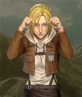 Fighting Pose Annie Leonhart - Attack On Titan